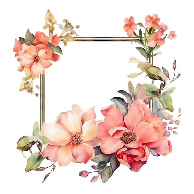 A framed picture of flowers and a frame with the words " spring " on it.