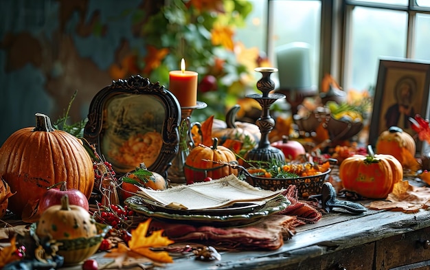 Framing Gratitude Thanksgiving Collage