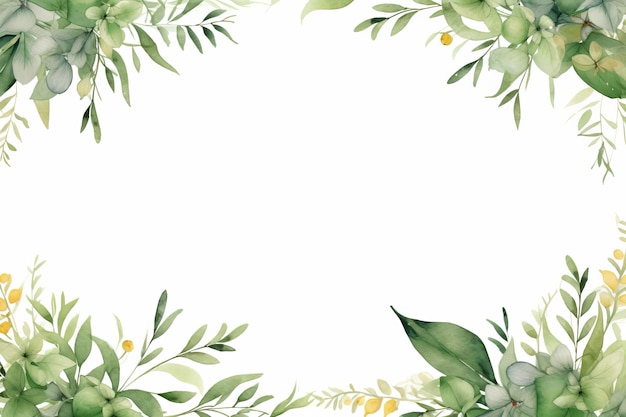 Framing Nature's Greenery Clipart Collection in a 32 Aspect Ratio