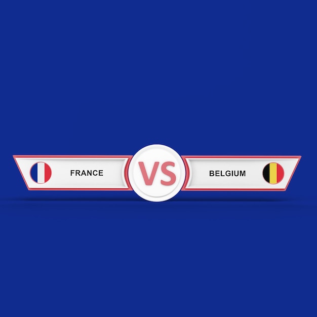 Photo france vs belgium match