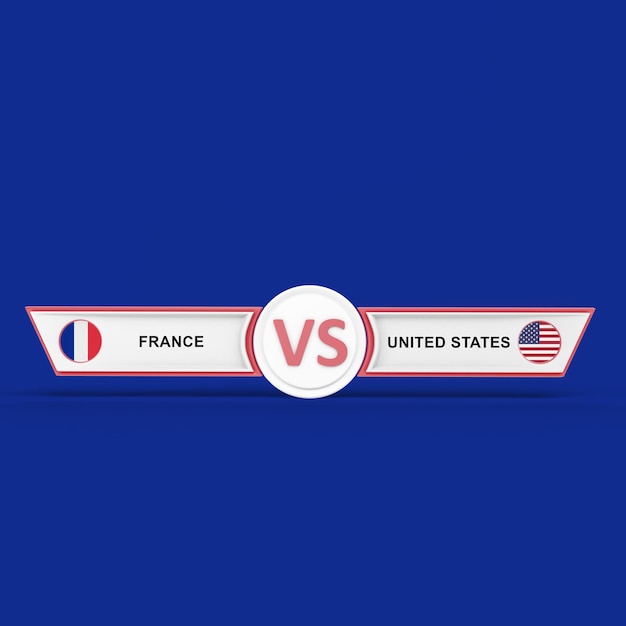 Photo france vs united states match