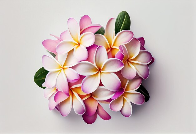 Foto pianta da fiore frangipani