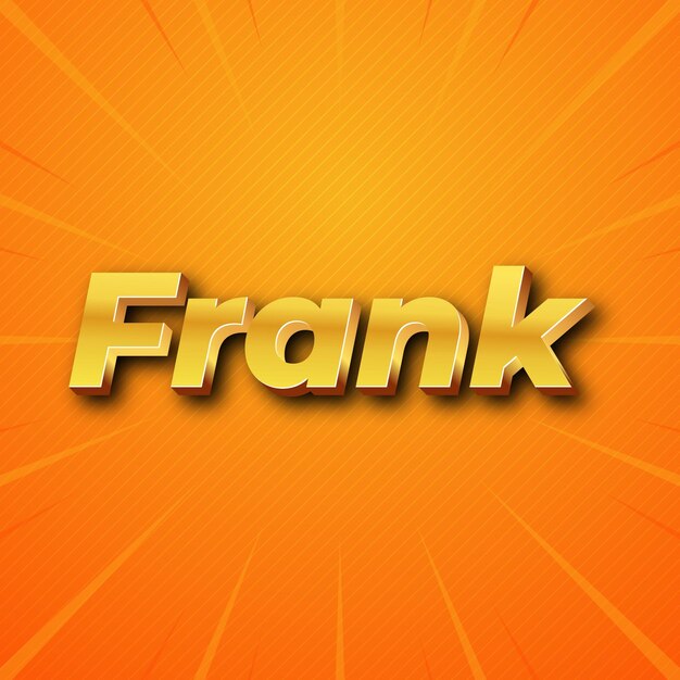Frank text effect gold jpg attractive background card photo confetti