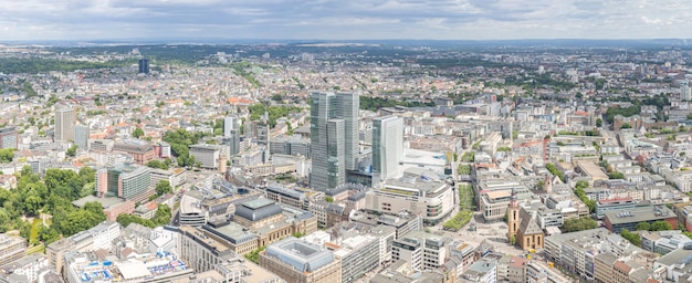 Frankfurt Germany aerial view