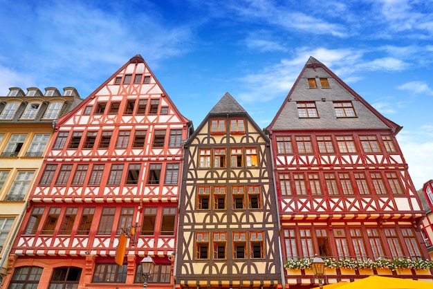 Frankfurt Romerberg square Old city Germany