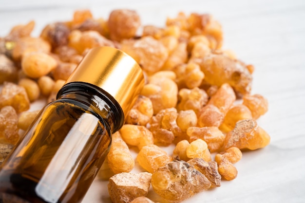 Frankincense of olibanum aromatische hars gebruikt in wierook en parfums