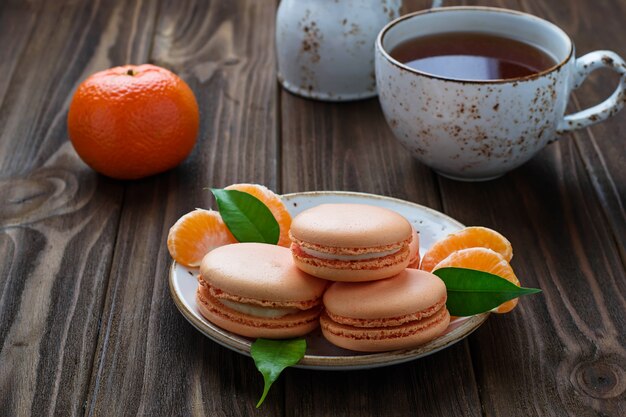 Franse bitterkoekjes met mandarijn