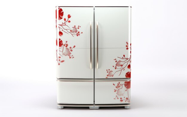 Franse koelkast 3D-afbeelding van Franse koelkast