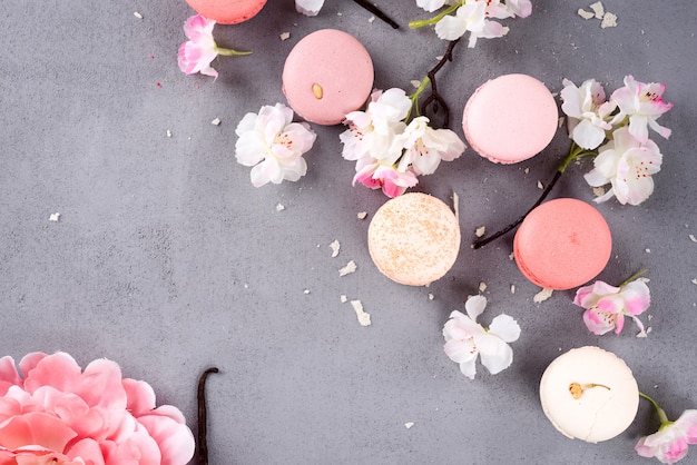 Franse pastel macarons