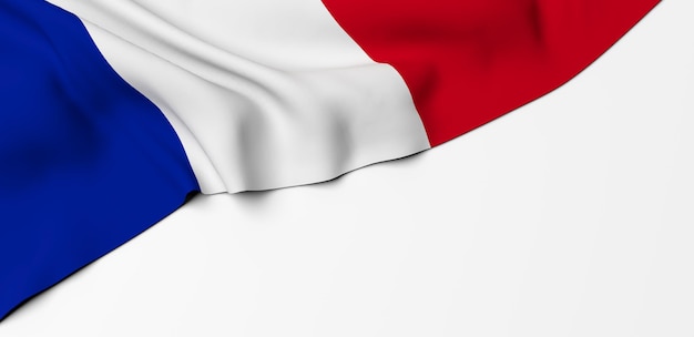 Franse vlag 3D illustratie