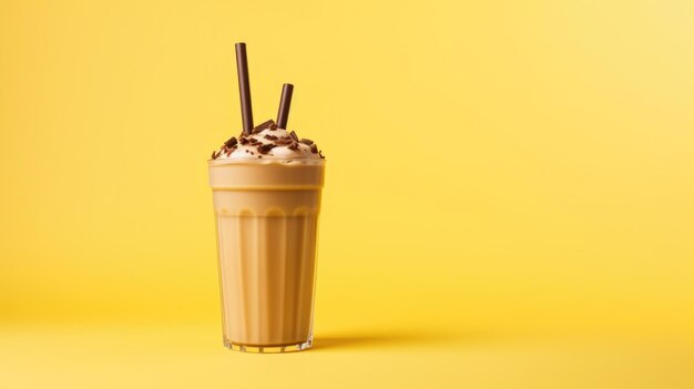 Frappe Coffee with Whipped Cream