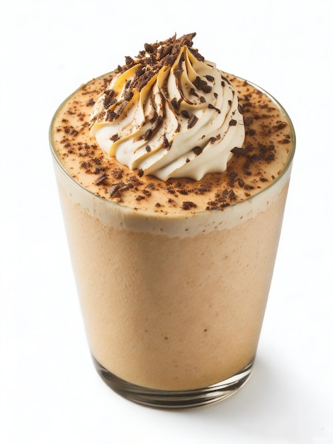 frappe mocha issolated