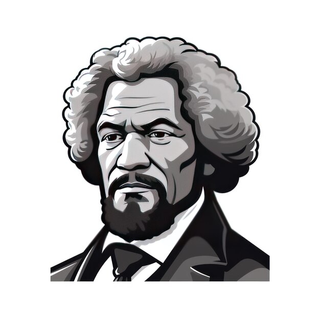 Foto l'icona di frederick douglass