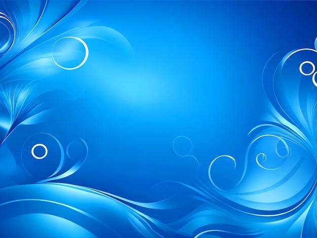 Free abstract classic blue screensaver