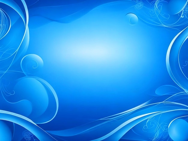 Free abstract classic blue screensaver