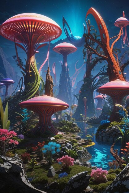 free Alien Ecosystems Create vibrant and exotic