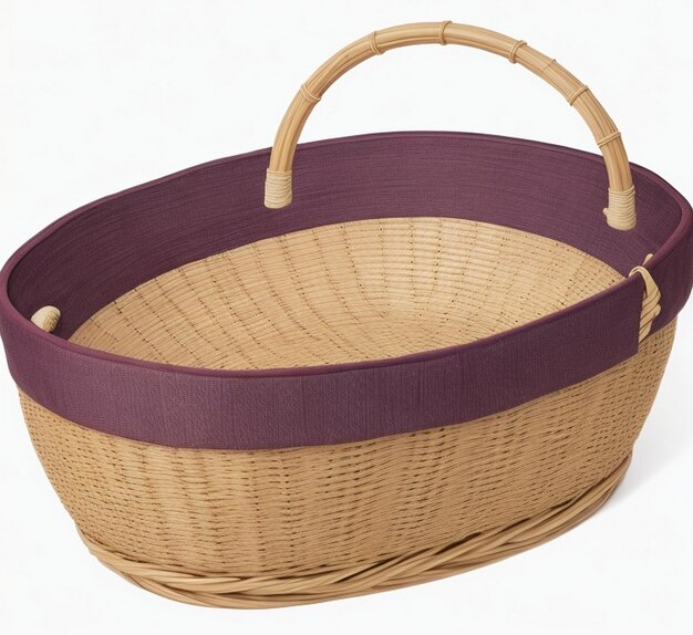 Photo free bamboo basket