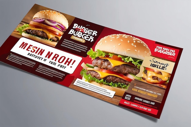 Free Burger Voucher Template