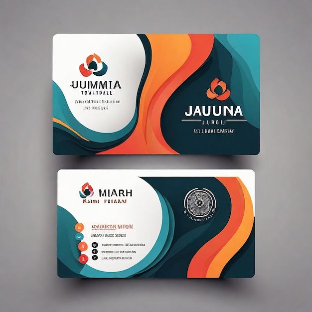 Photo free business card template