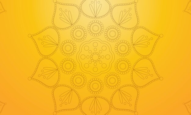 Free Download Floral Mandala Background