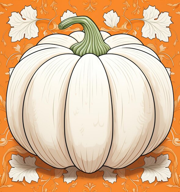 Free download pumpkin coloring page in the style of martin creed layered organic forms