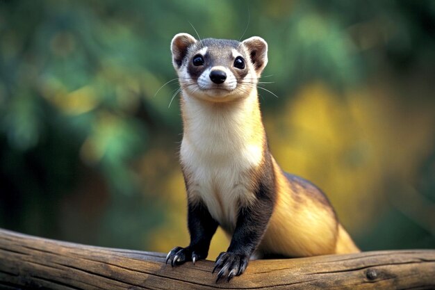 Photo free endangered blackfooted ferret enjoying generative ai