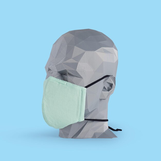free of facial mask