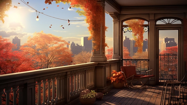 Photo free fall balcony wallpapers