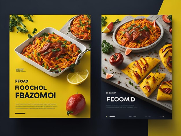 Free food social media post design