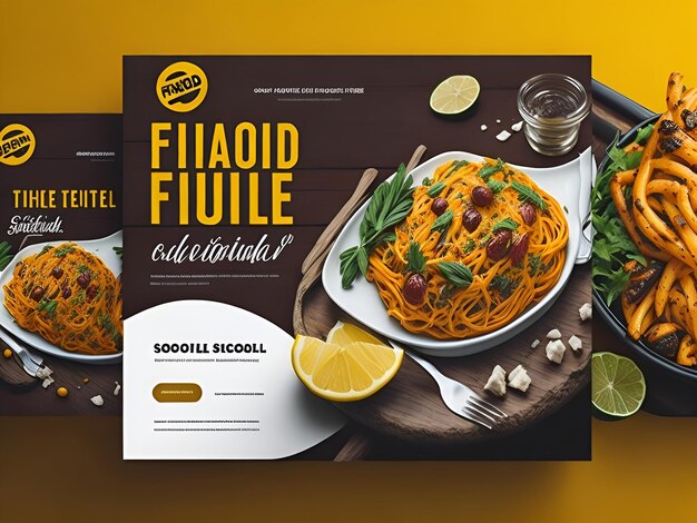 Free food social media post design