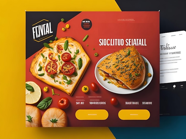 Free food social media post design