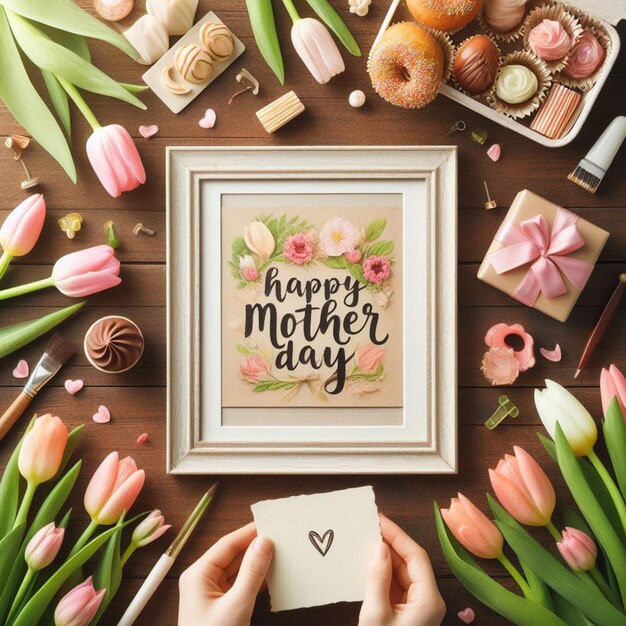 Free Happy Mother Day Frame Photo Background