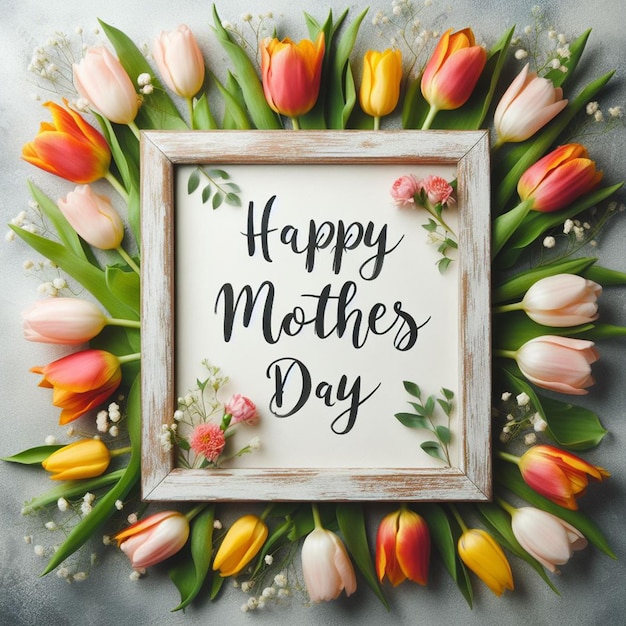 Free Happy Mother Day Frame Photo Background