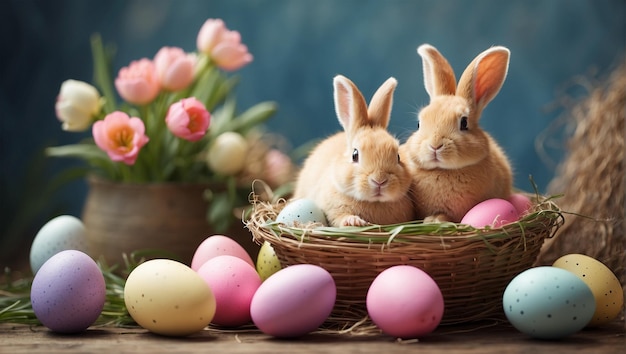 Photo free ilustrasi happy easter day theme 30