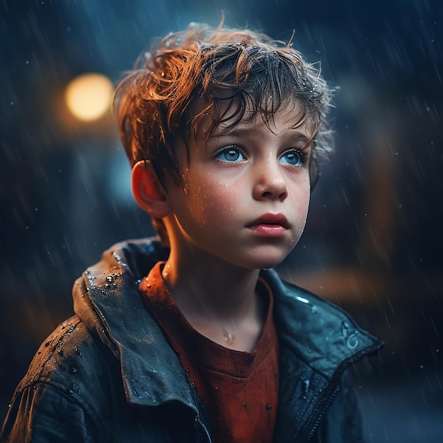 Free image Emotionally Reflective Sad Boy Wallpaper Depicting Loneliness and Sorrow