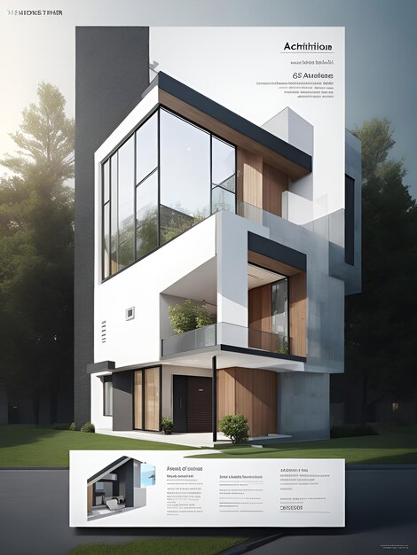 Free Luxury home flyer design Generative AI