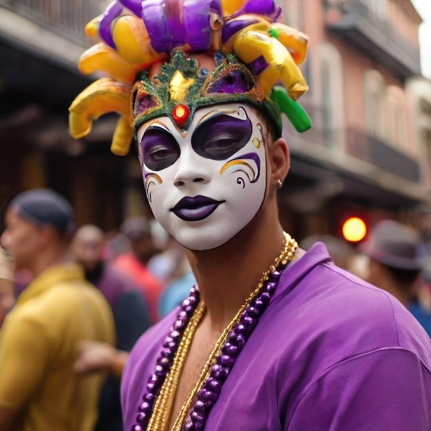 Free Mardi Gras celebration in new orleans