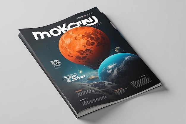 Free Modern Magazine Mockup PSD