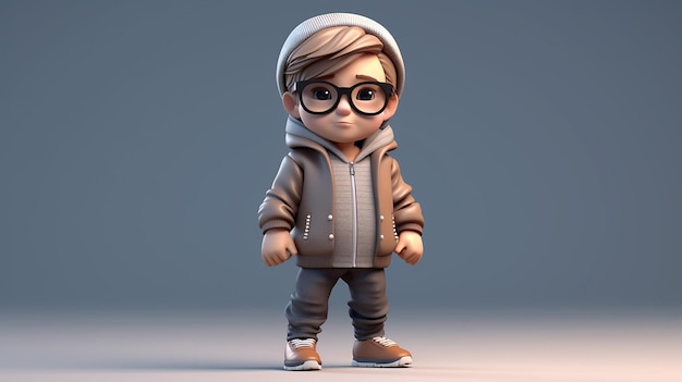 a free photo of 3d rendered animated character design