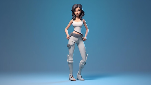 a free photo of 3d rendered animated character design