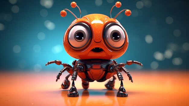 a free photo of 3d rendered cartoonish character design