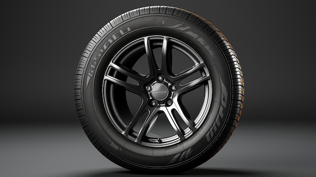 free photo of 3d rendered rim design