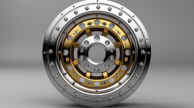 free photo of 3d rendered rim design