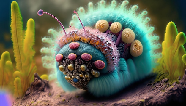 абстрактная красочная пчела макросъемка фото бесплатно