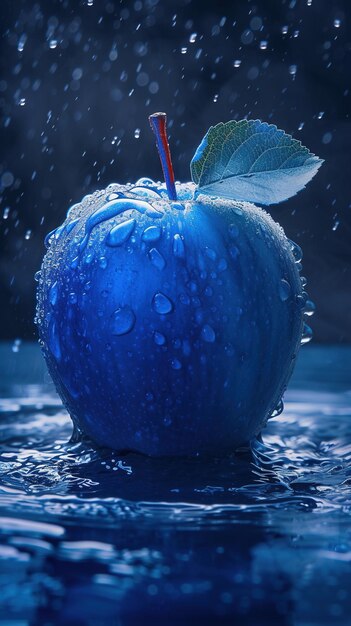 美しい青いリンゴの壁紙