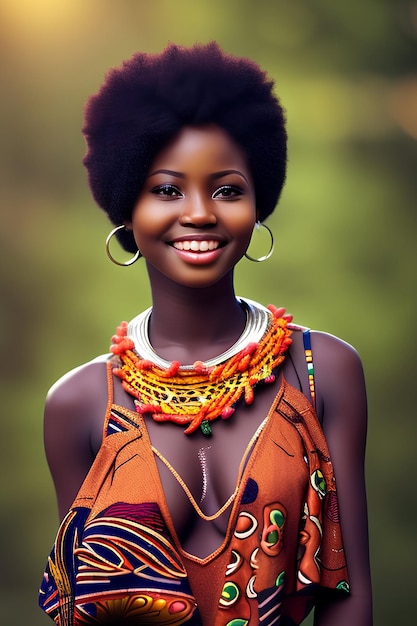 사진 이상적인 피부 배경 흐림 이미지와 무료 사진 아름다움 젊은 아프리카 여성 아름다움 여자