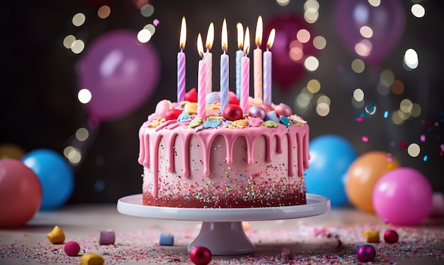 Free Photo Birthday cake