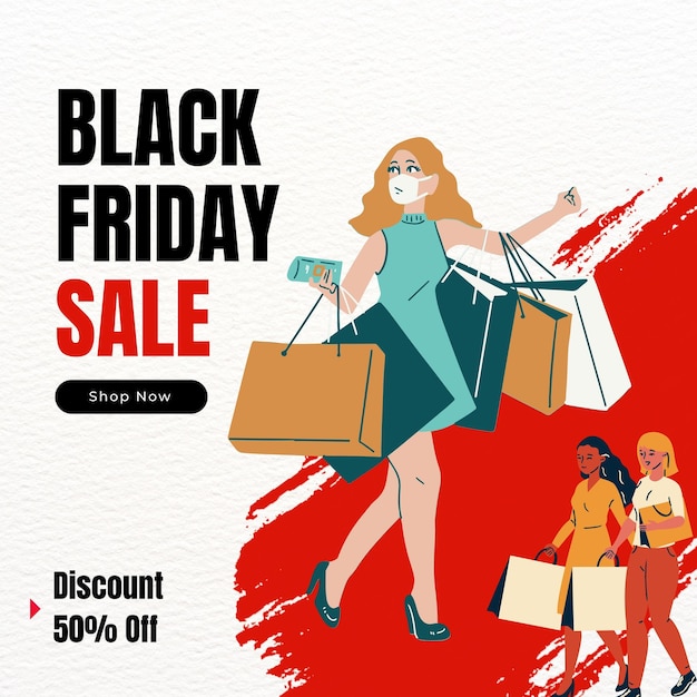 Foto foto gratuita poster della vendita del black friday