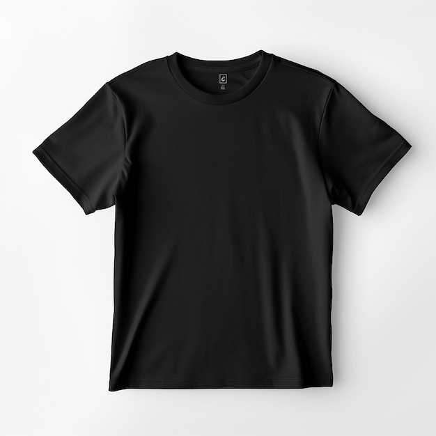 Free photo blank black tshirt hanger isolated on white background ai generated