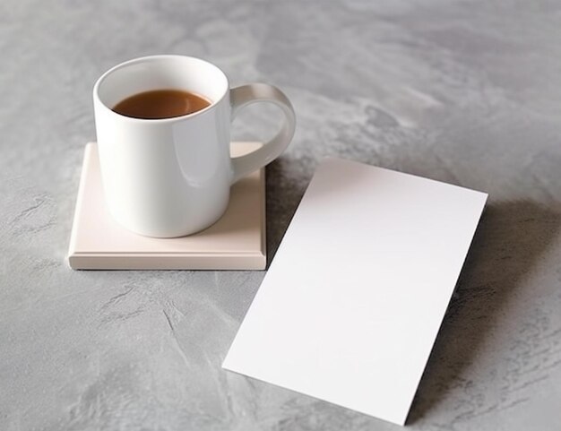 free photo blank note paper on table